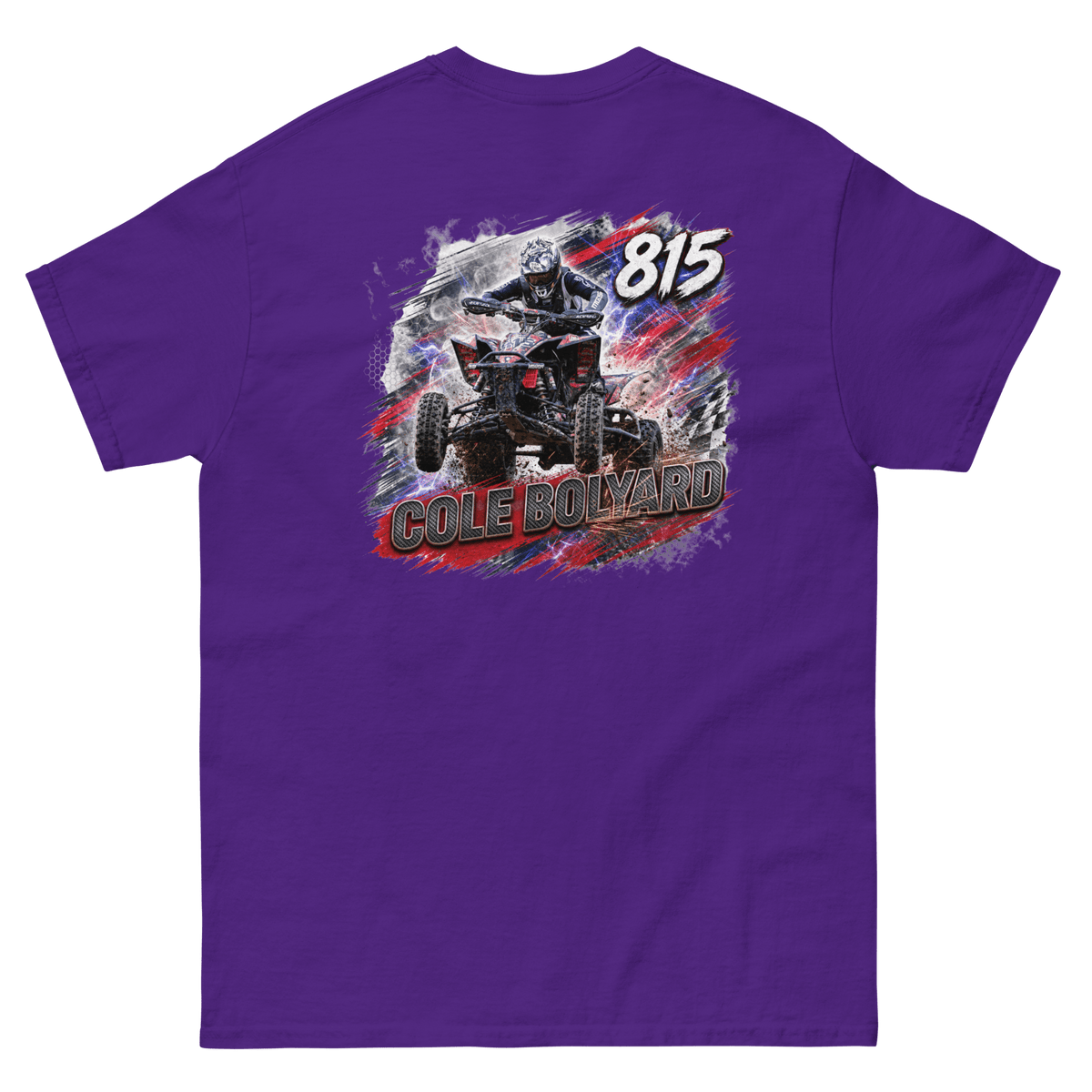Bolyard Racing tee Purple - Kirik Motorsports