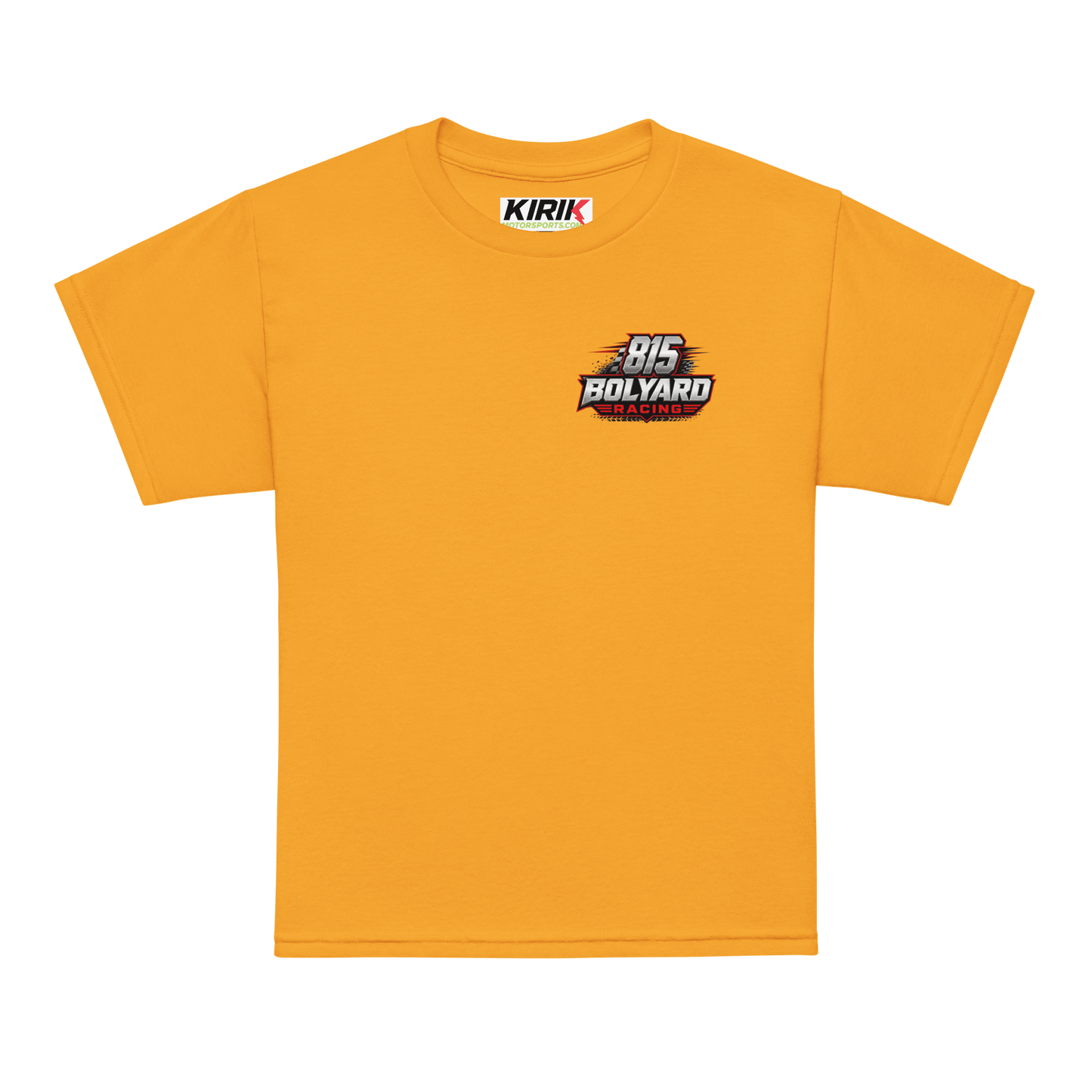 Bolyard Racing Youth tee Gold - Kirik Motorsports