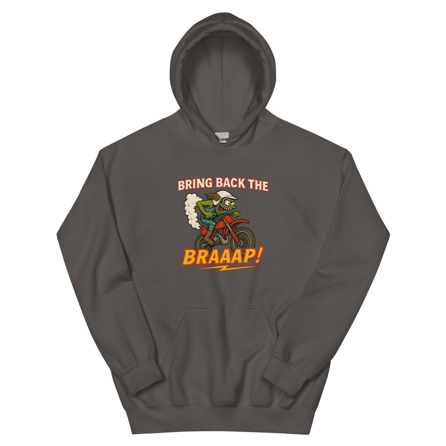 Bring the Braap Hoodie Charcoal - Kirik Motorsports