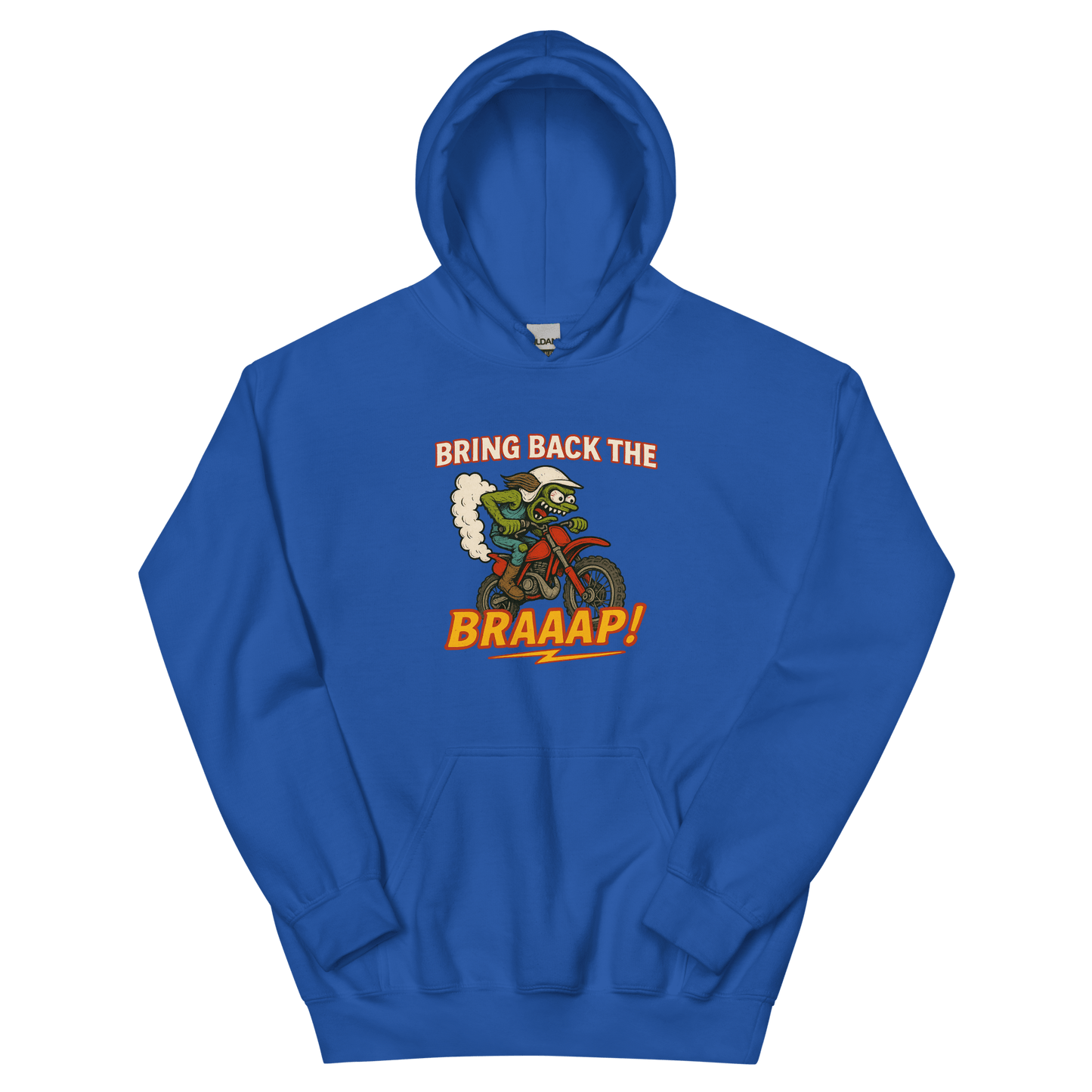 Bring the Braap Hoodie Royal - Kirik Motorsports