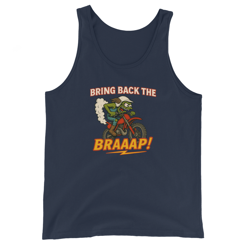 Bring the Braap Tank Navy - Kirik Motorsports