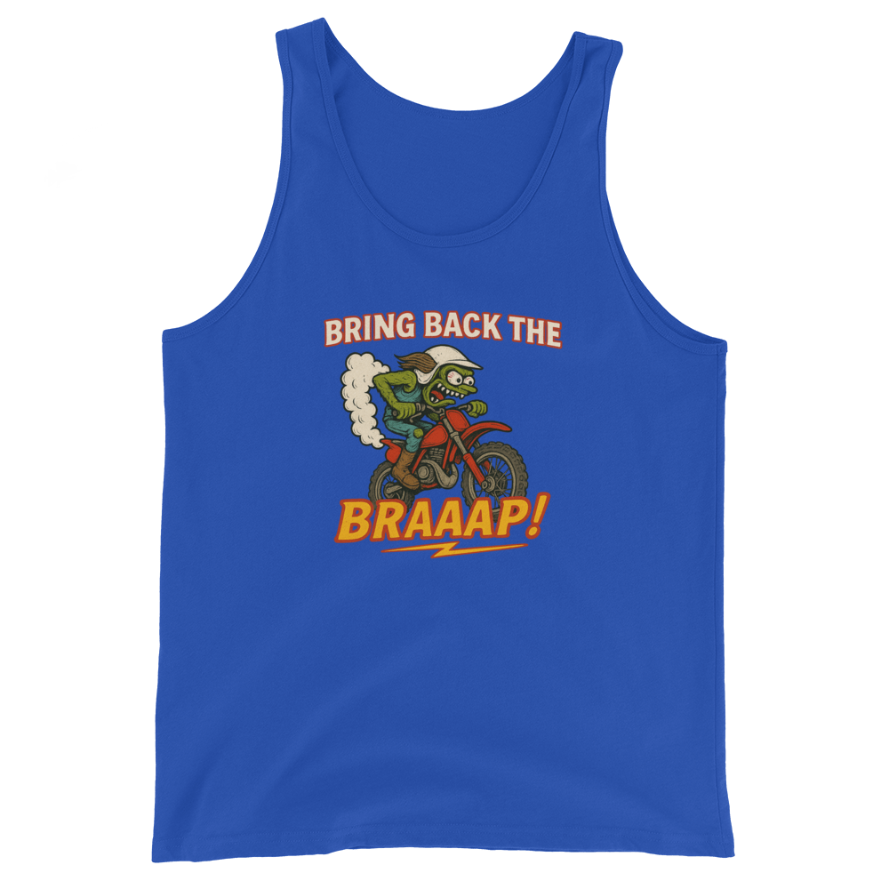 Bring the Braap Tank True Royal - Kirik Motorsports