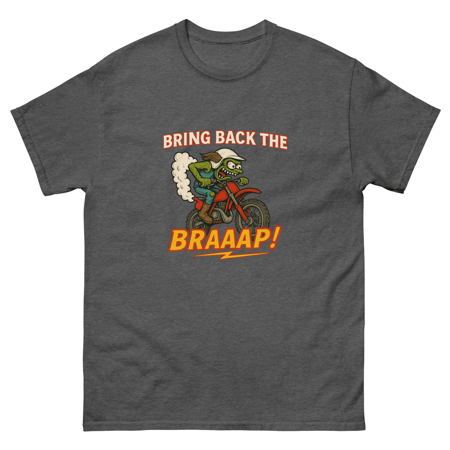Bring the Braap tee Dark Heather - Kirik Motorsports