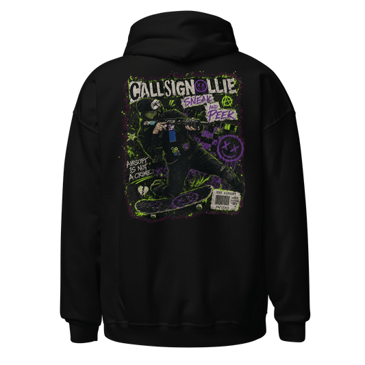 CallsignOllie Hoodie Black - Kirik Motorsports