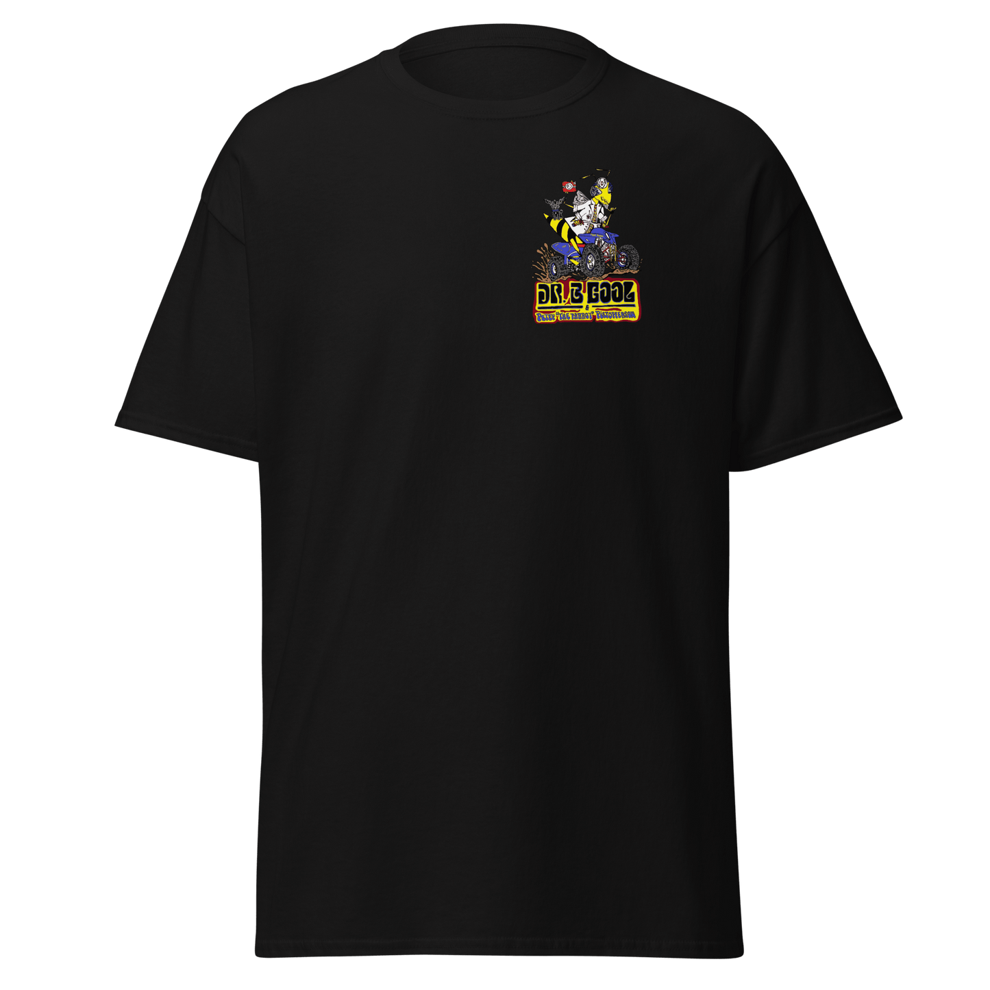 Dr. B Cool classic tee Black - Kirik Motorsports