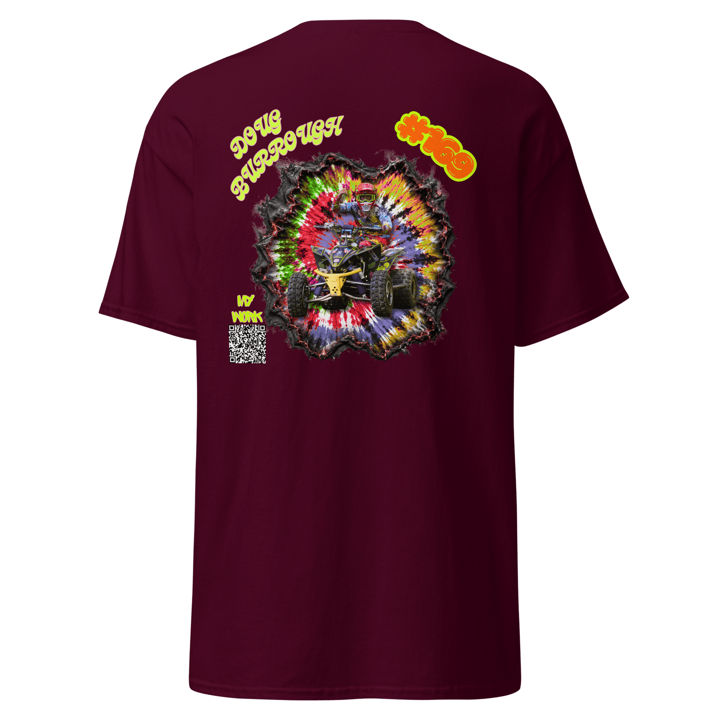 Dr. B Cool classic tee Maroon - Kirik Motorsports