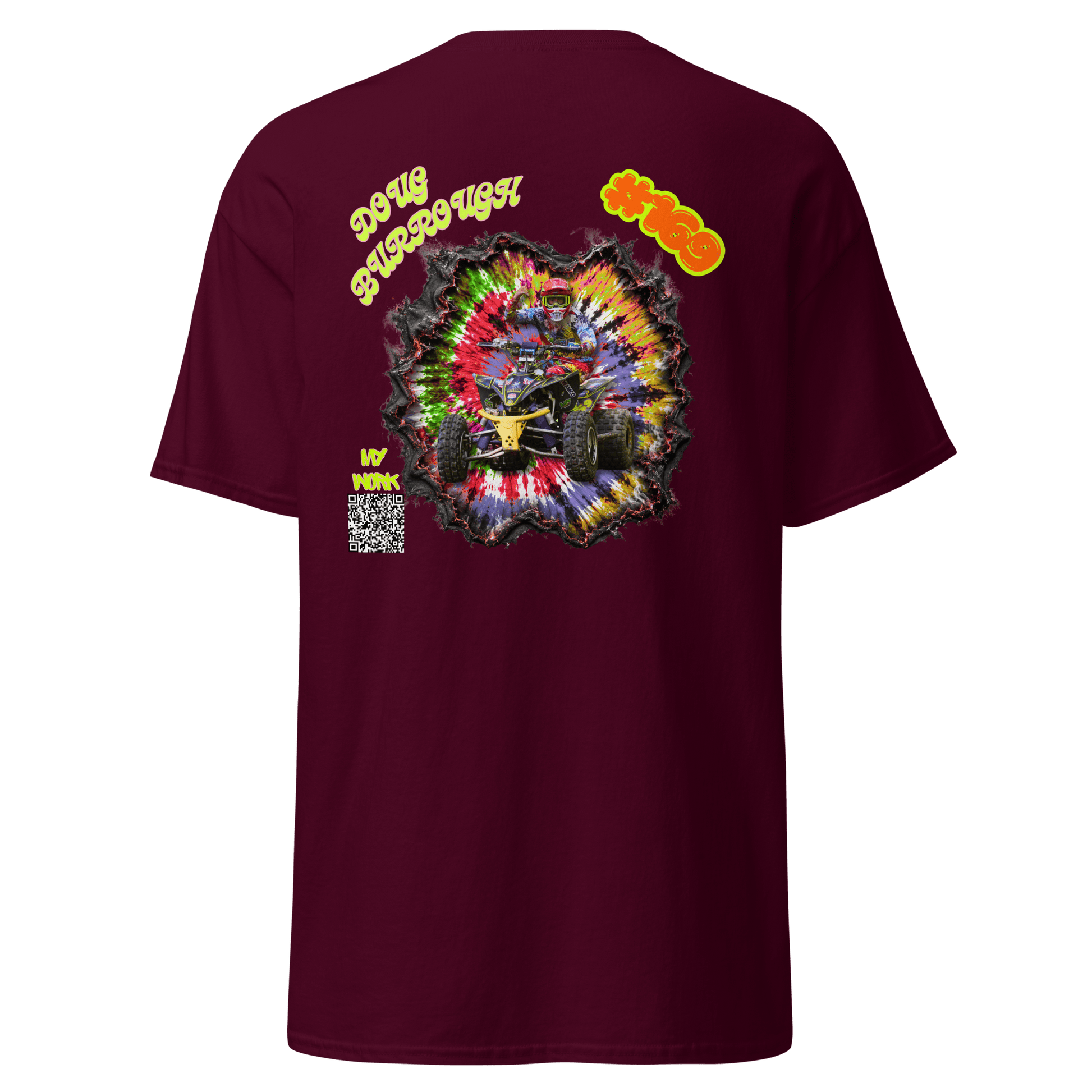 Dr. B Cool classic tee Maroon - Kirik Motorsports