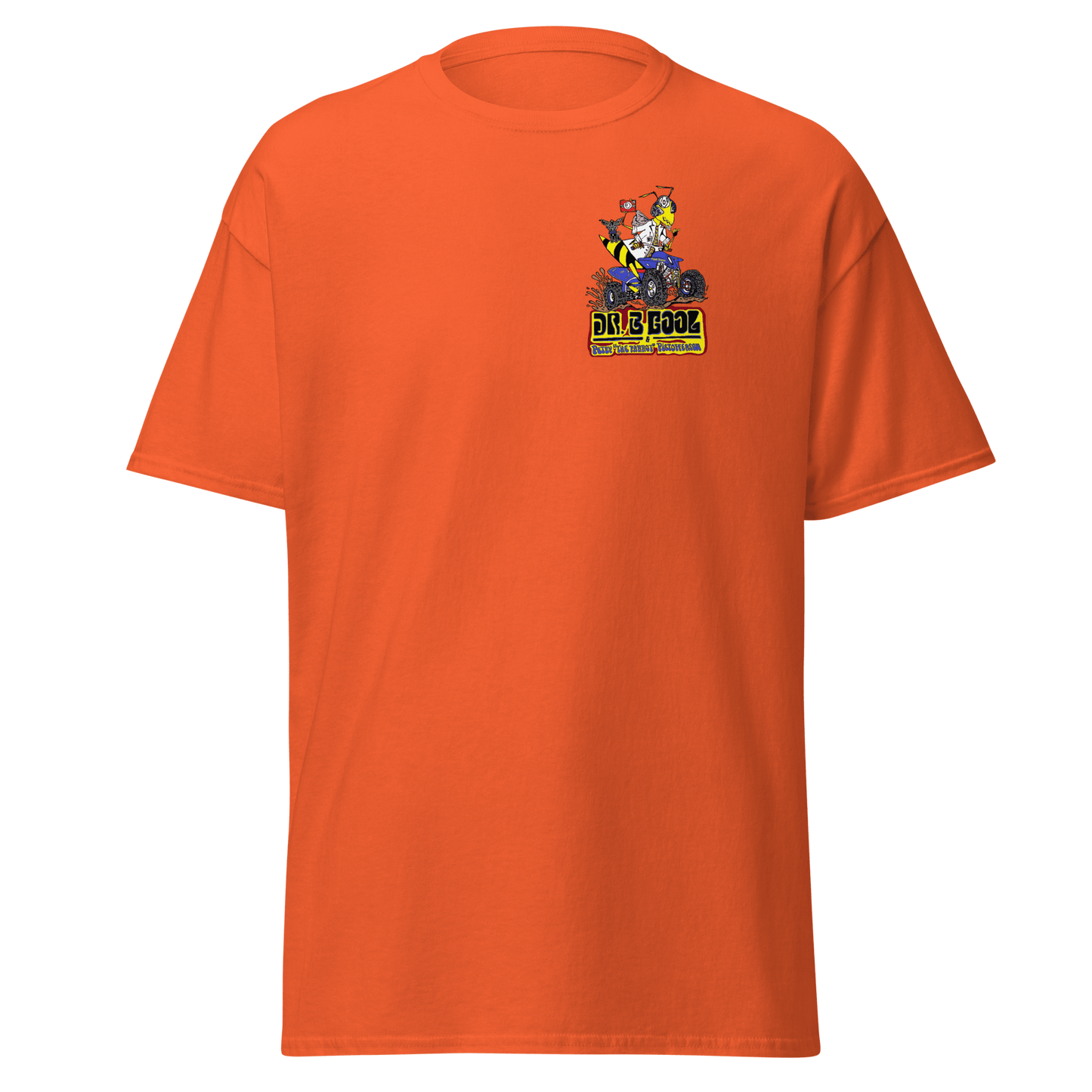 Dr. B Cool classic tee Orange - Kirik Motorsports