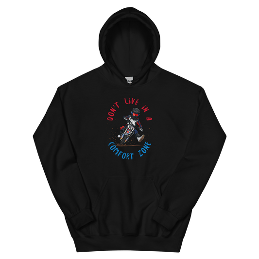 Fast Eddy Adult Hoodie Black - Kirik Motorsports