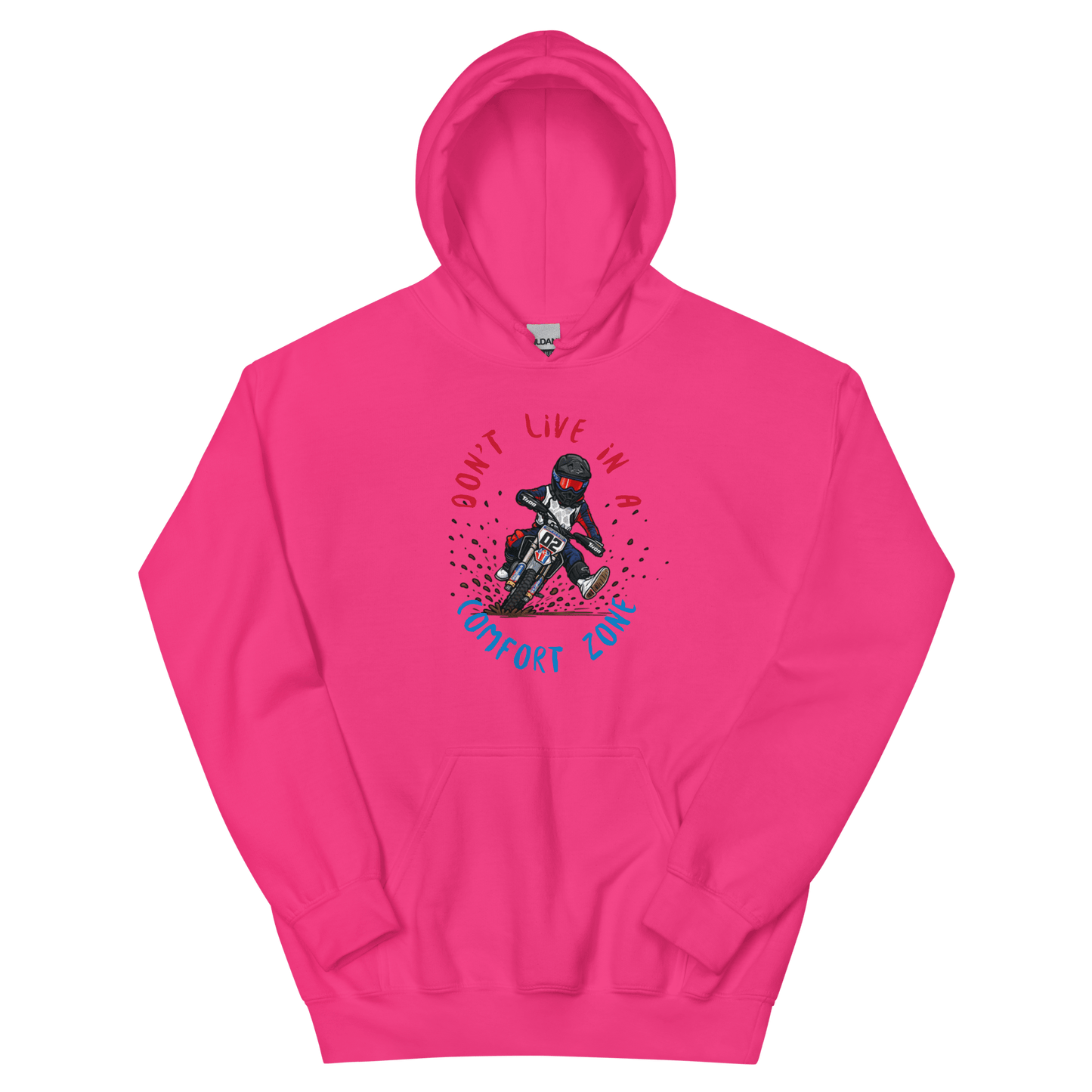 Fast Eddy Adult Hoodie Heliconia - Kirik Motorsports