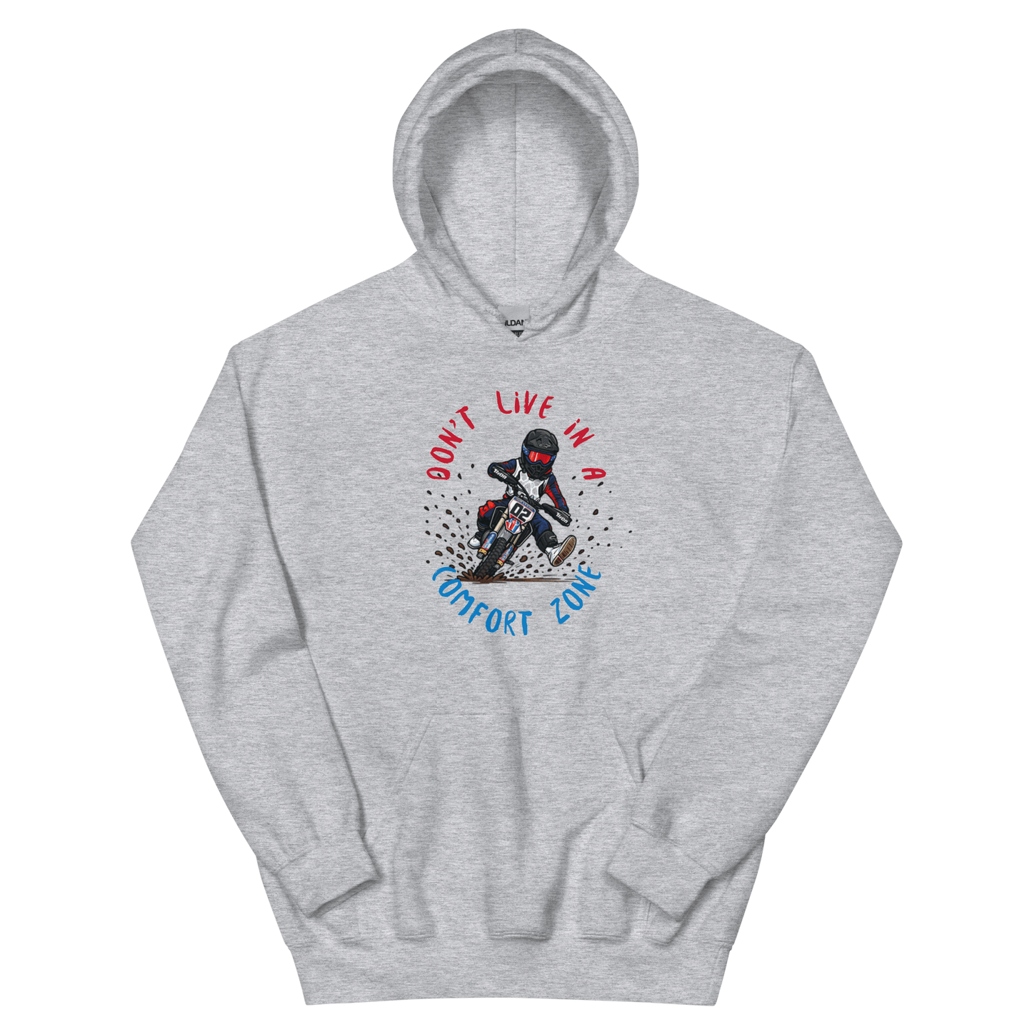 Fast Eddy Adult Hoodie Sport Grey - Kirik Motorsports