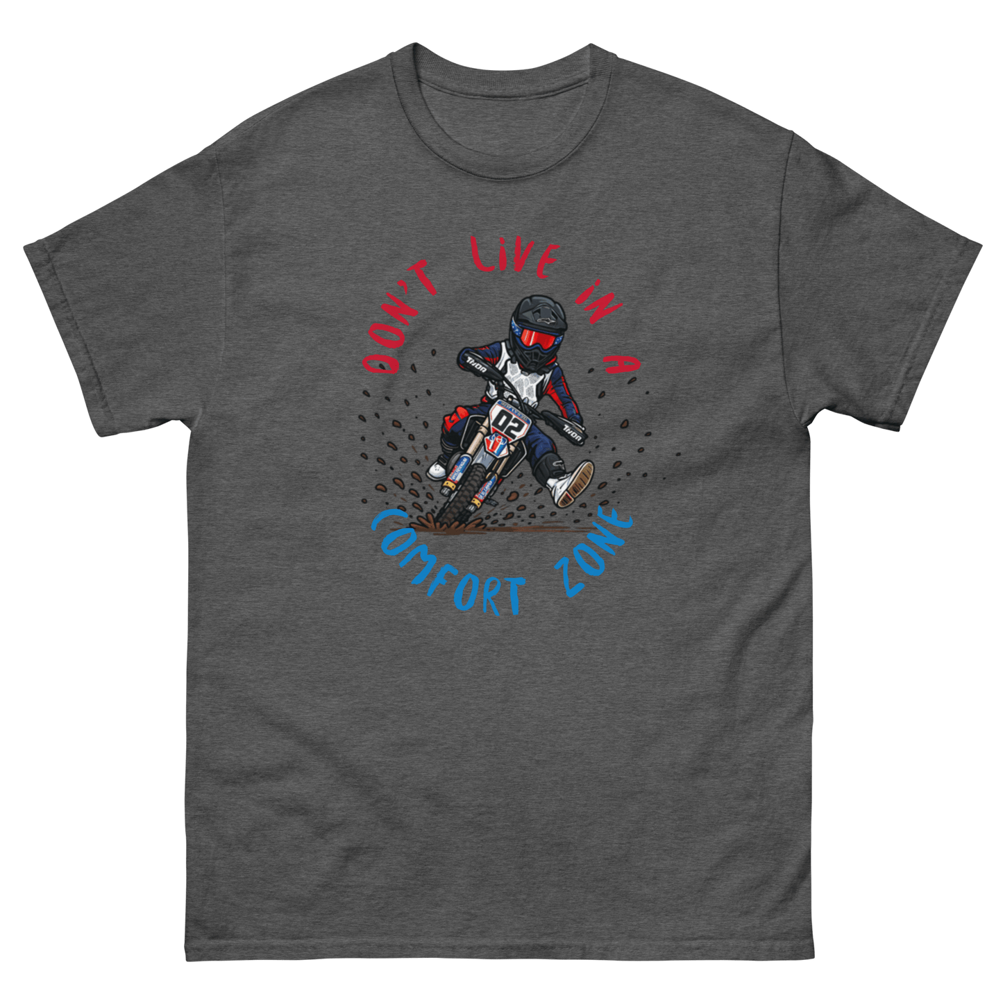 Fast Eddy Adult Tee Dark Heather - Kirik Motorsports