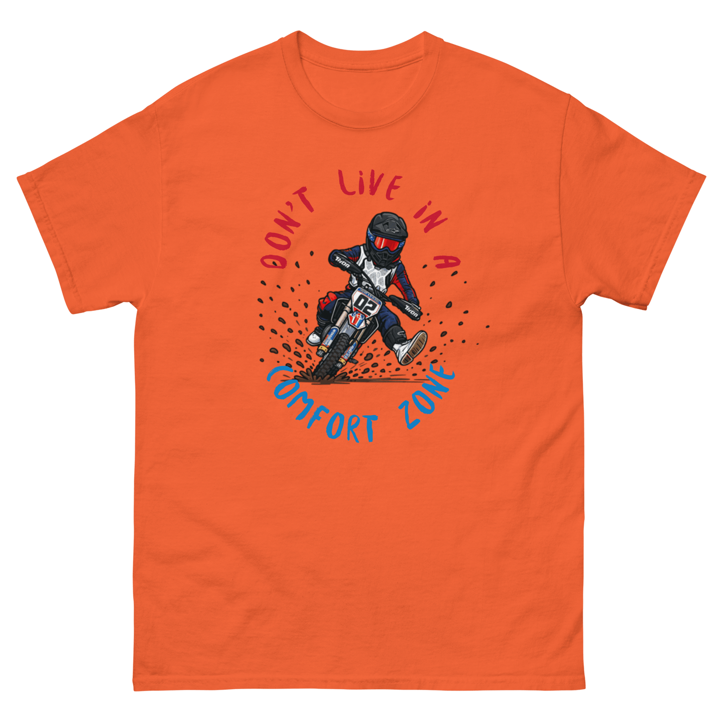 Fast Eddy Adult Tee Orange - Kirik Motorsports