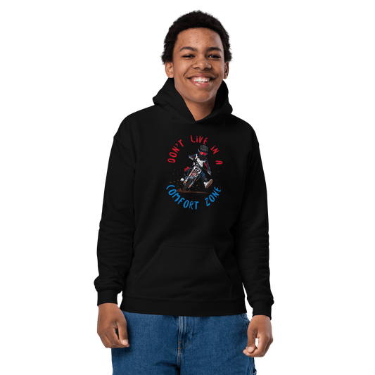 Fast Eddy Youth Hoodie Black - Kirik Motorsports