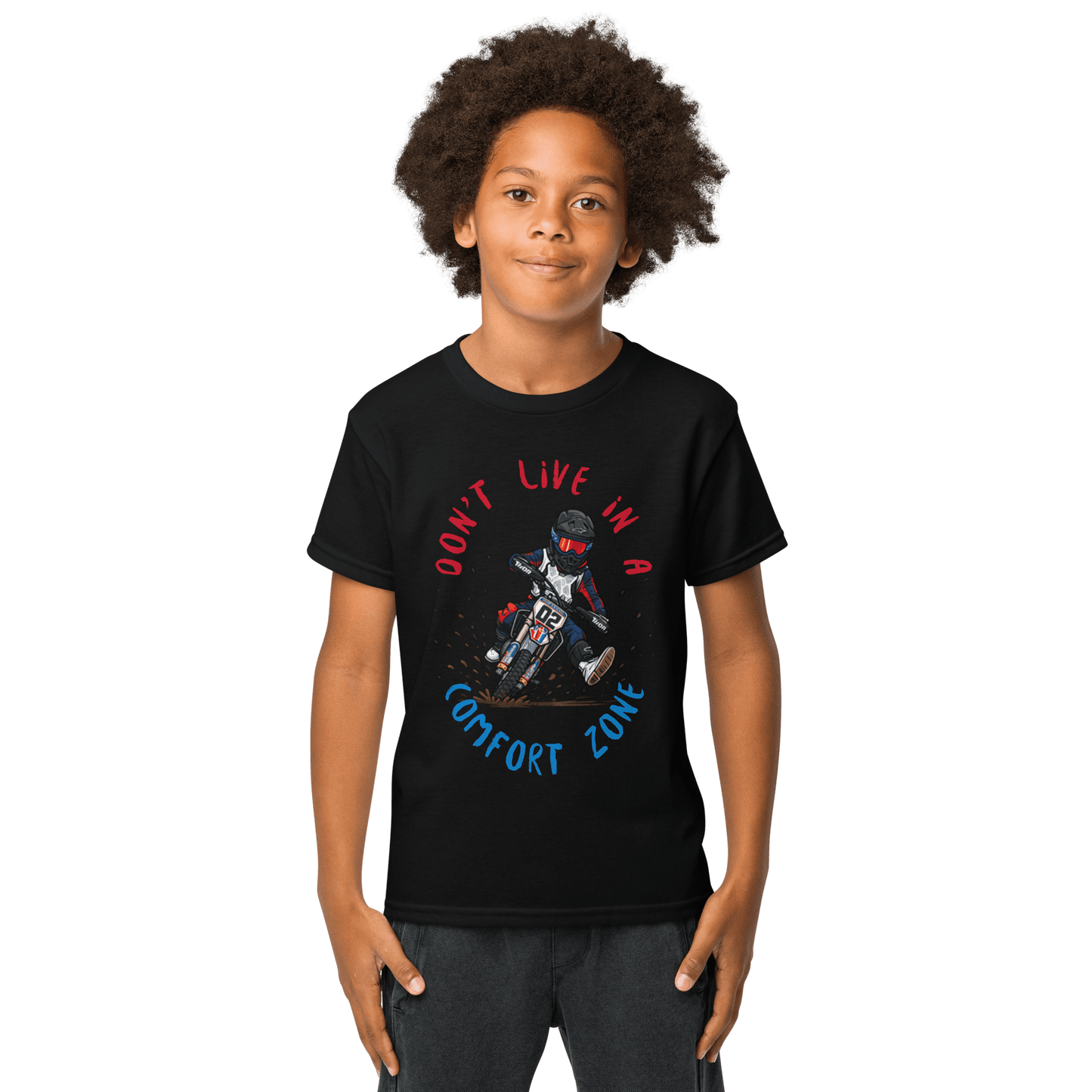 Fast Eddy Youth Tee Black - Kirik Motorsports