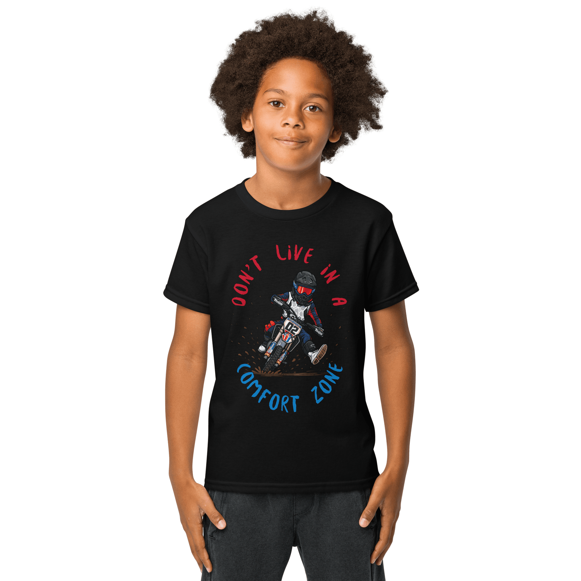Fast Eddy Youth Tee Black - Kirik Motorsports