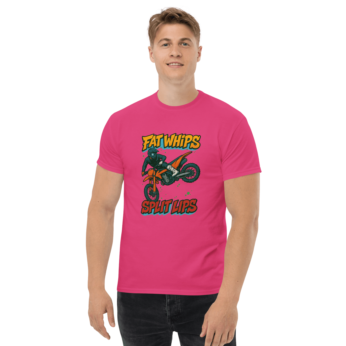 Fat Whips Adult Tee Heliconia - Kirik Motorsports