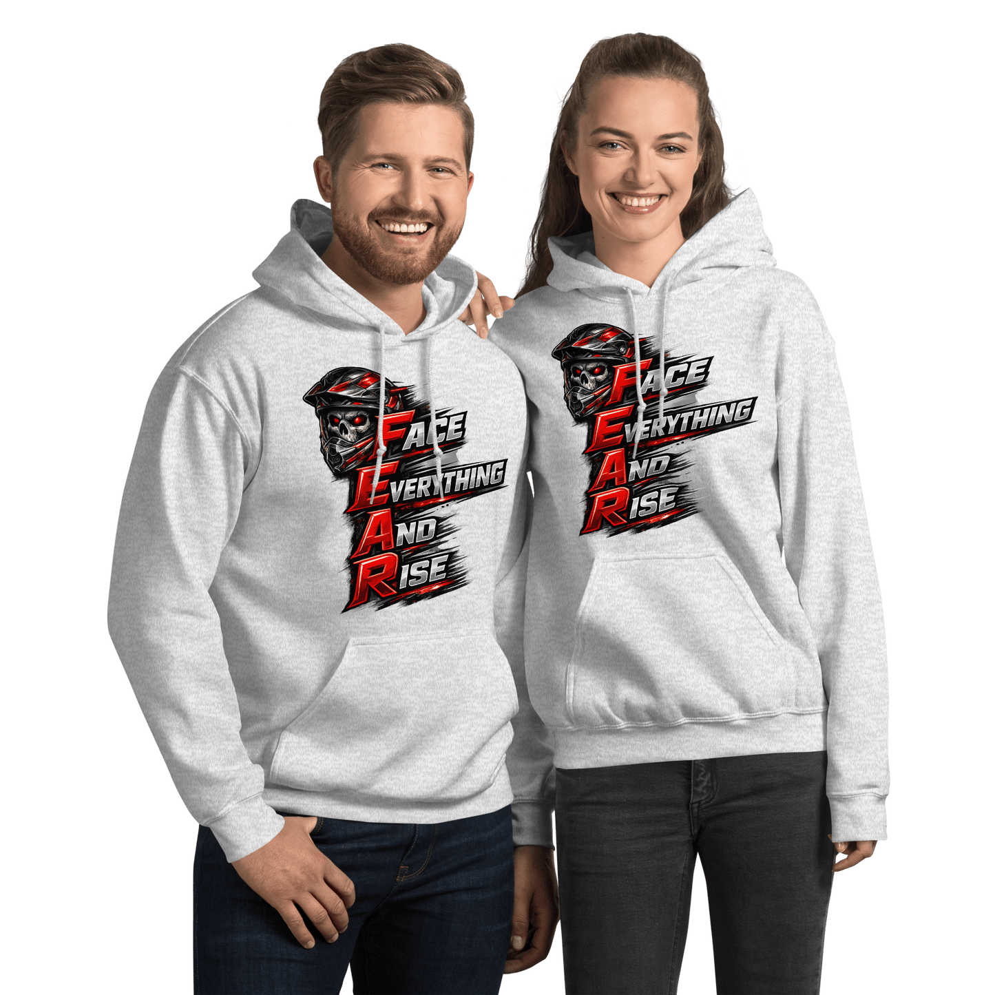 FEAR Adult Hoodie Ash - Kirik Motorsports