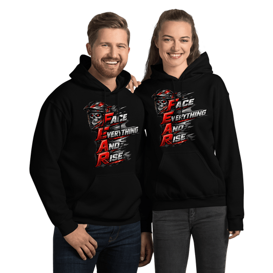 FEAR Adult Hoodie Black - Kirik Motorsports
