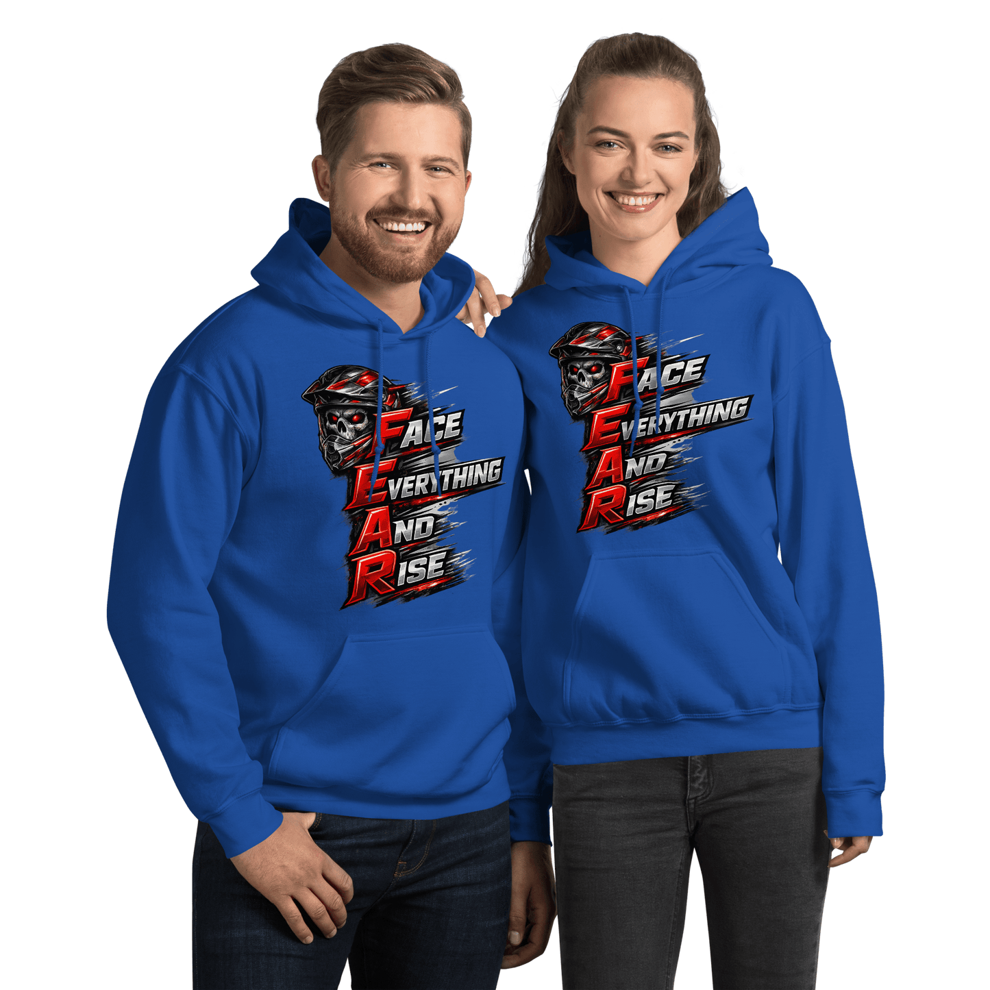 FEAR Adult Hoodie Royal - Kirik Motorsports