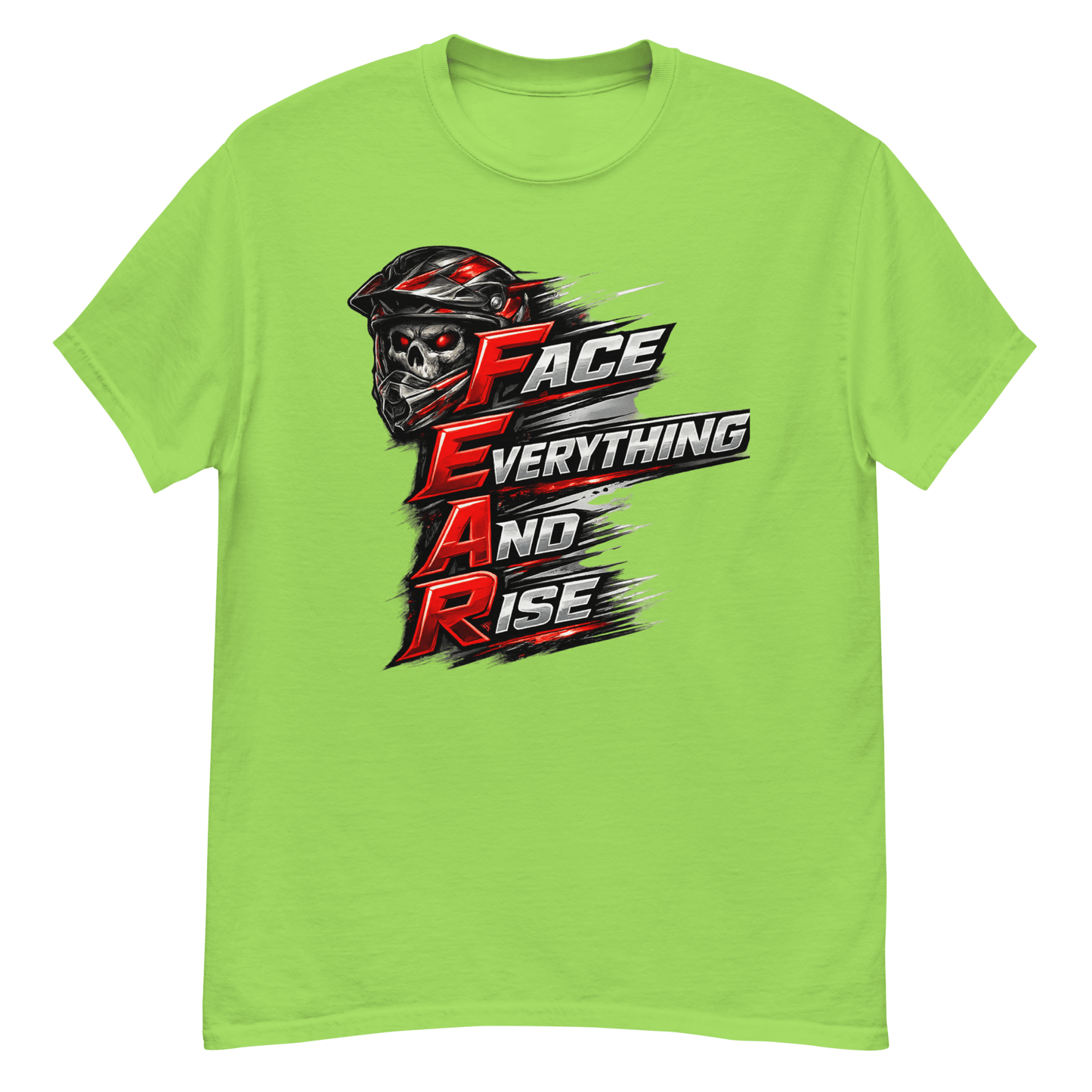 FEAR Adult Tee Lime - Kirik Motorsports