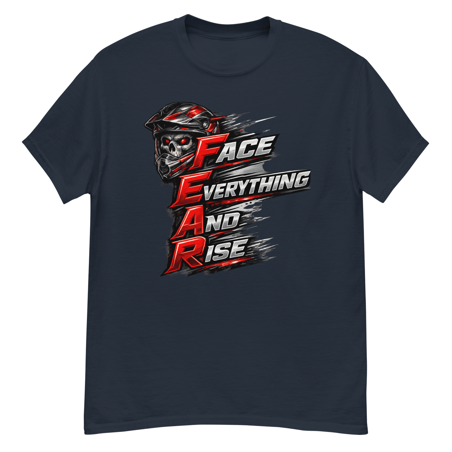 FEAR Adult Tee Navy - Kirik Motorsports