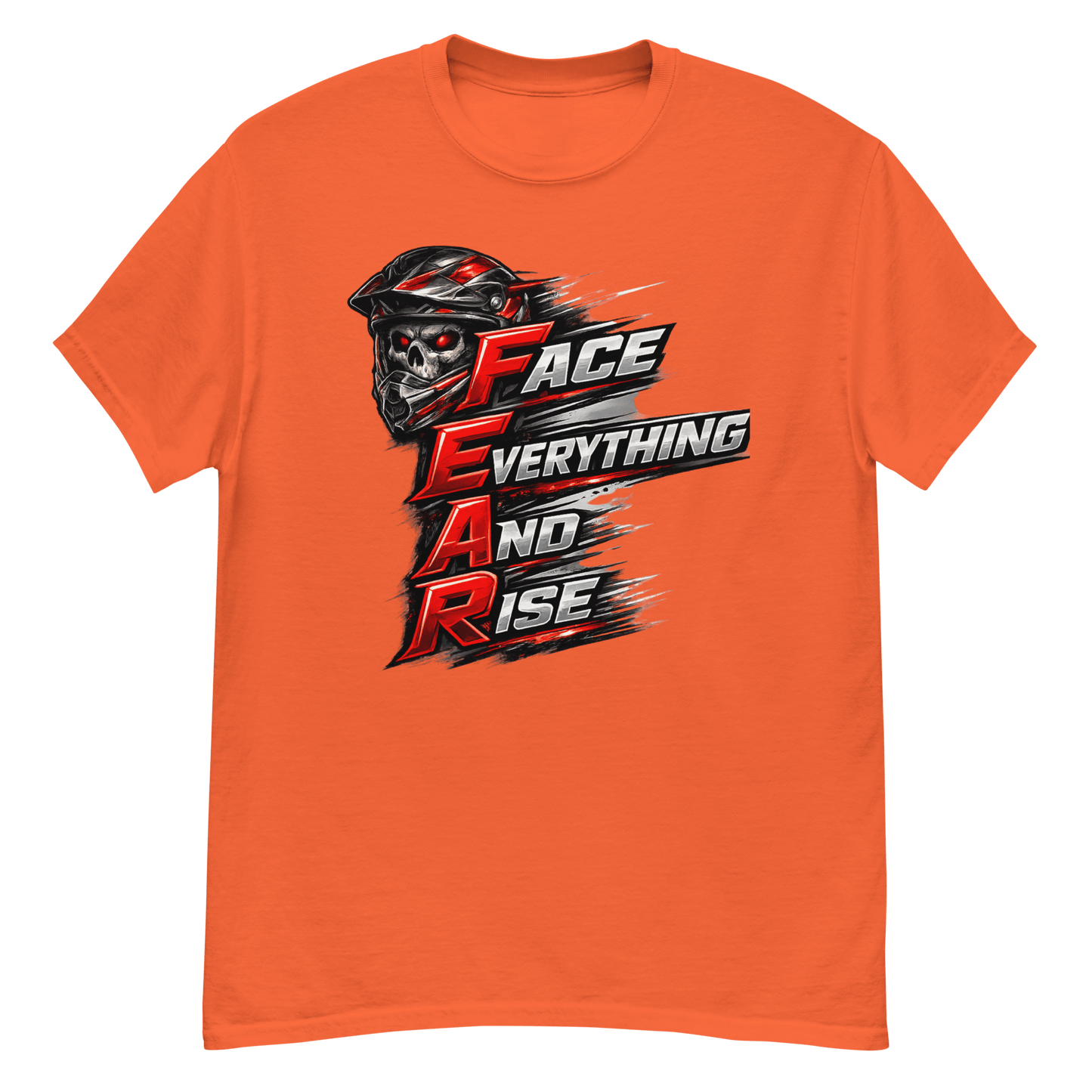 FEAR Adult Tee Orange - Kirik Motorsports