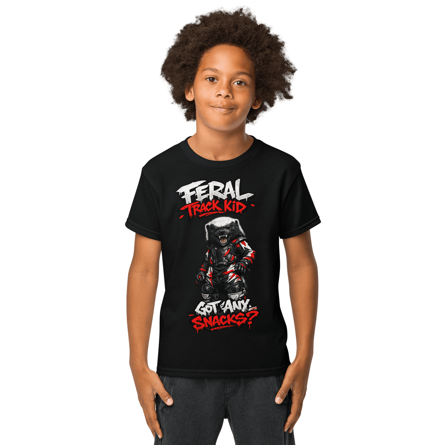 Feral Badger Tee Black - Kirik Motorsports