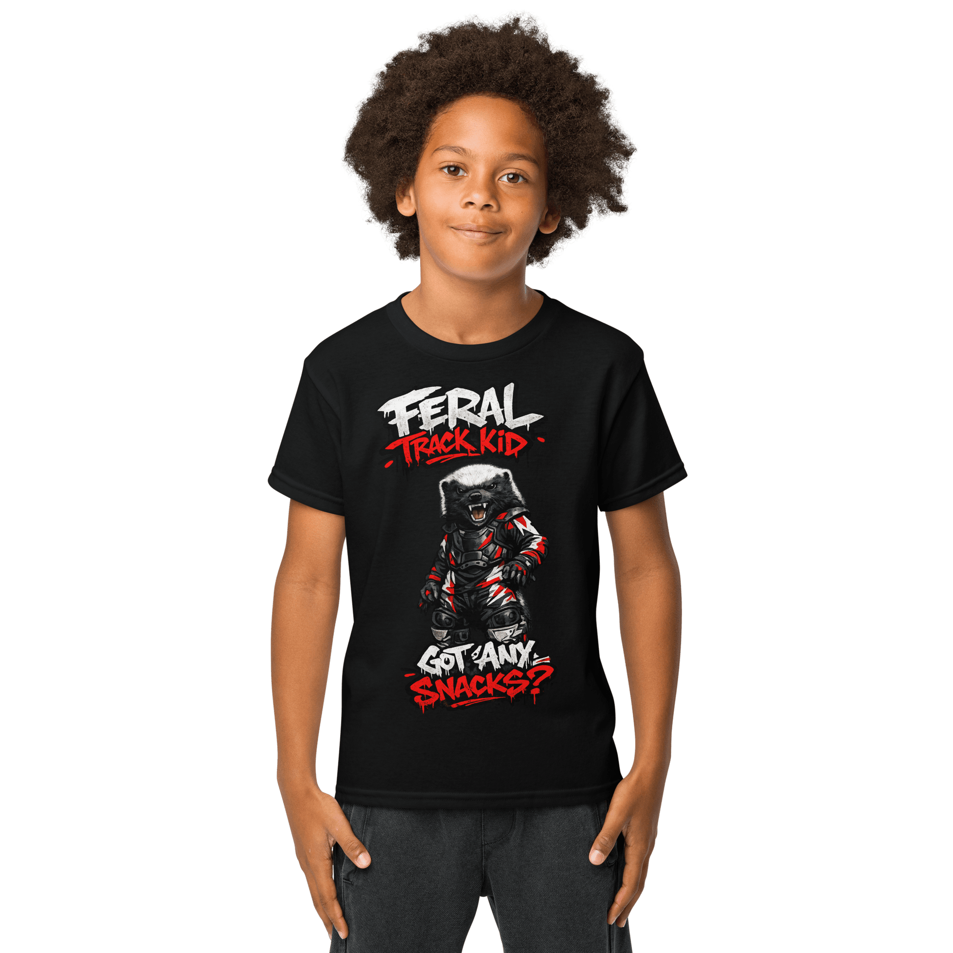 Feral Badger Tee Black - Kirik Motorsports