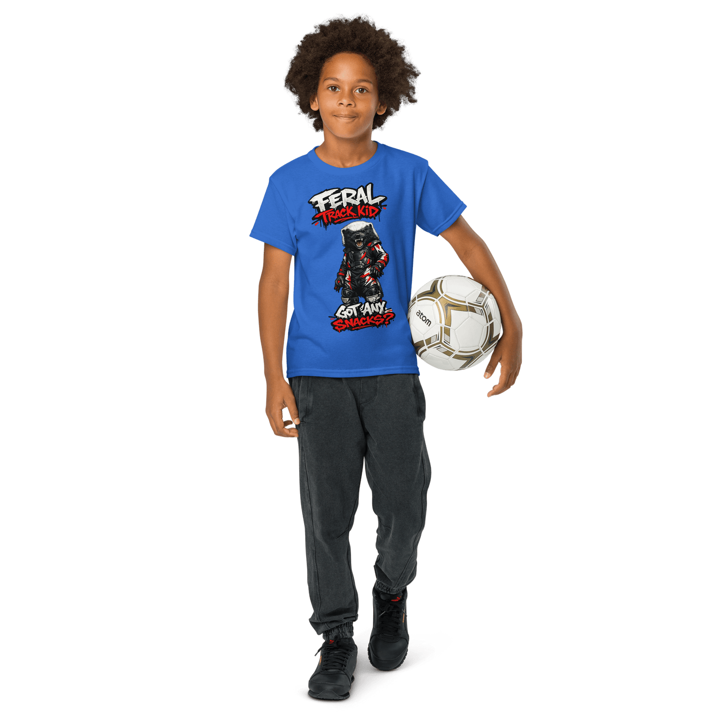 Feral Badger Tee Royal - Kirik Motorsports