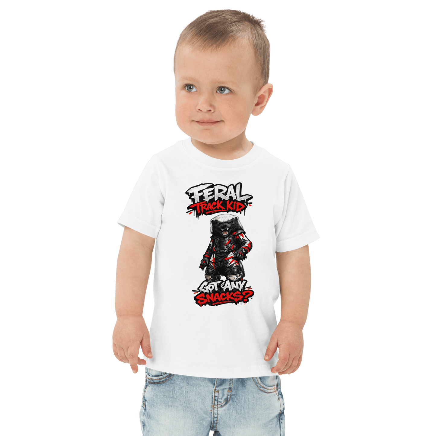 Feral Toddler t-shirt White - Kirik Motorsports