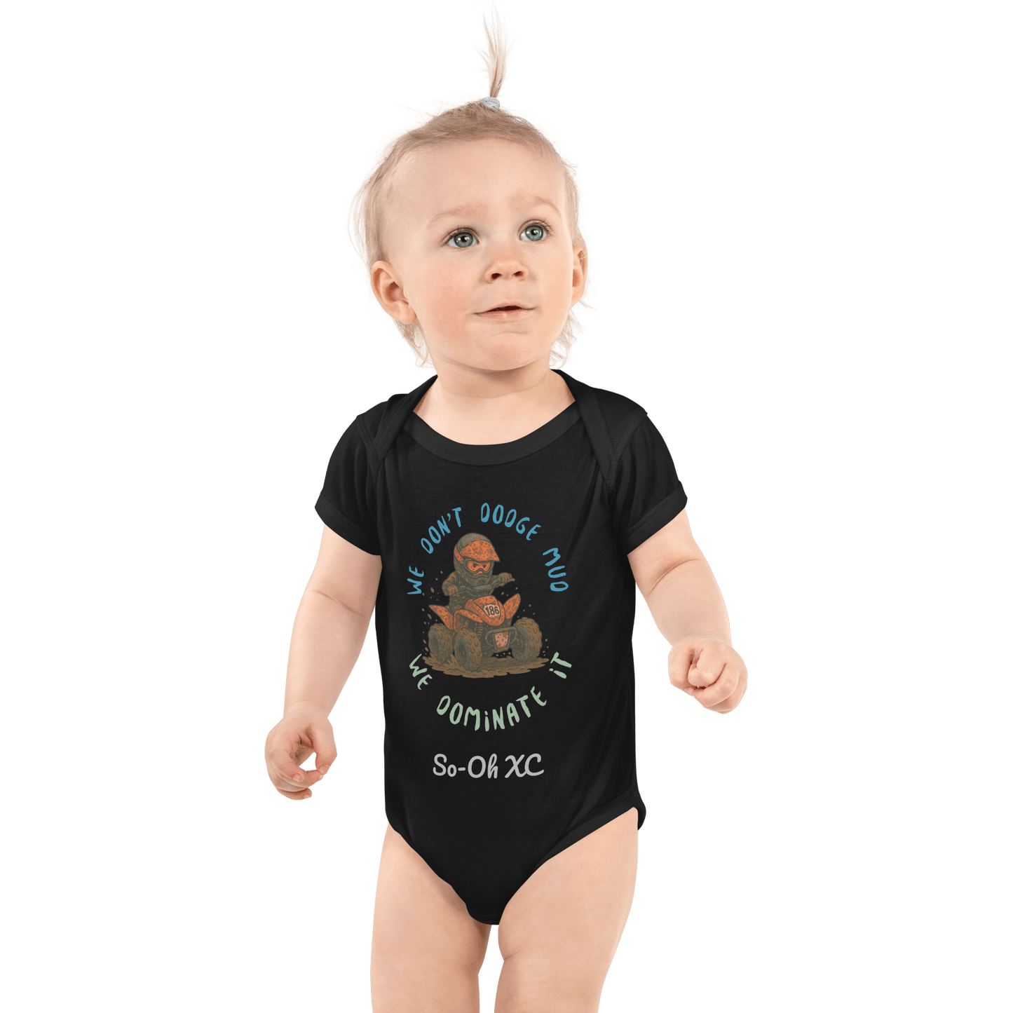 Infant So - Oh ATV bodysuit Black - Kirik Motorsports