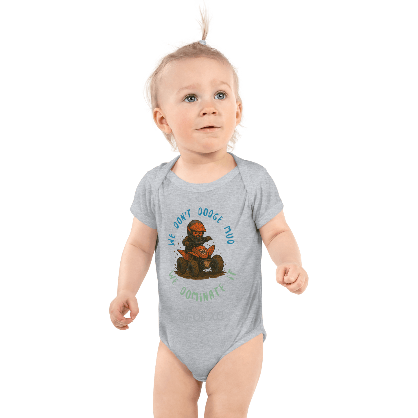 Infant So - Oh ATV bodysuit Heather - Kirik Motorsports