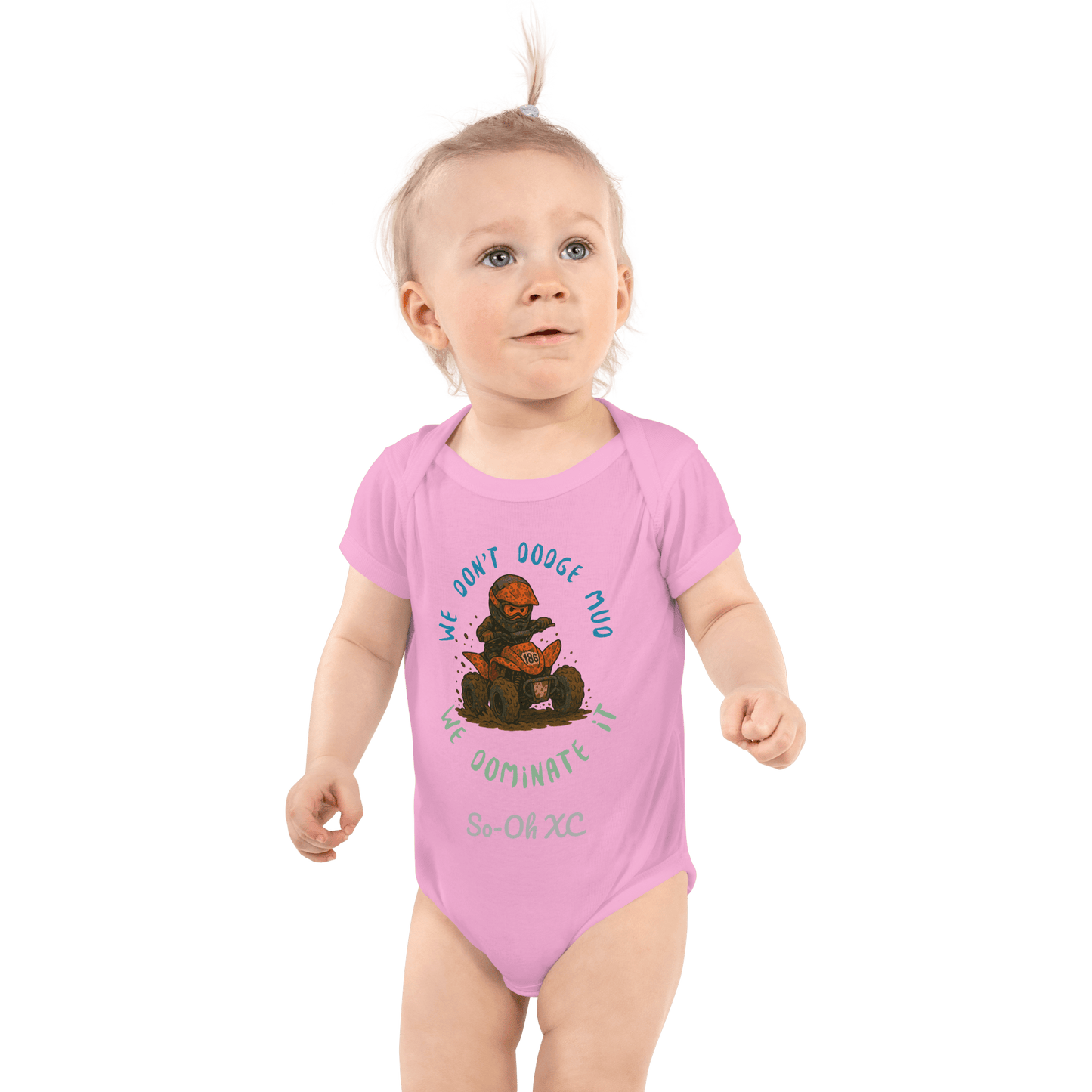 Infant So - Oh ATV bodysuit Pink - Kirik Motorsports