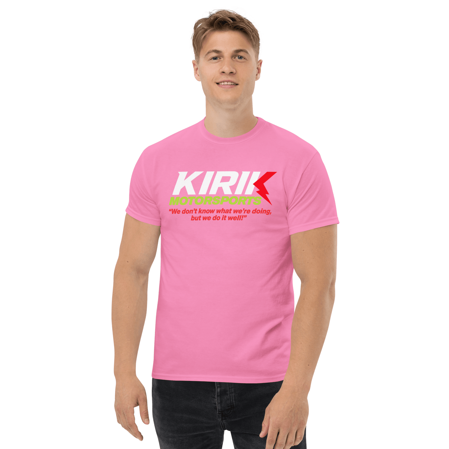 Kirik classic tee Azalea - Kirik Motorsports