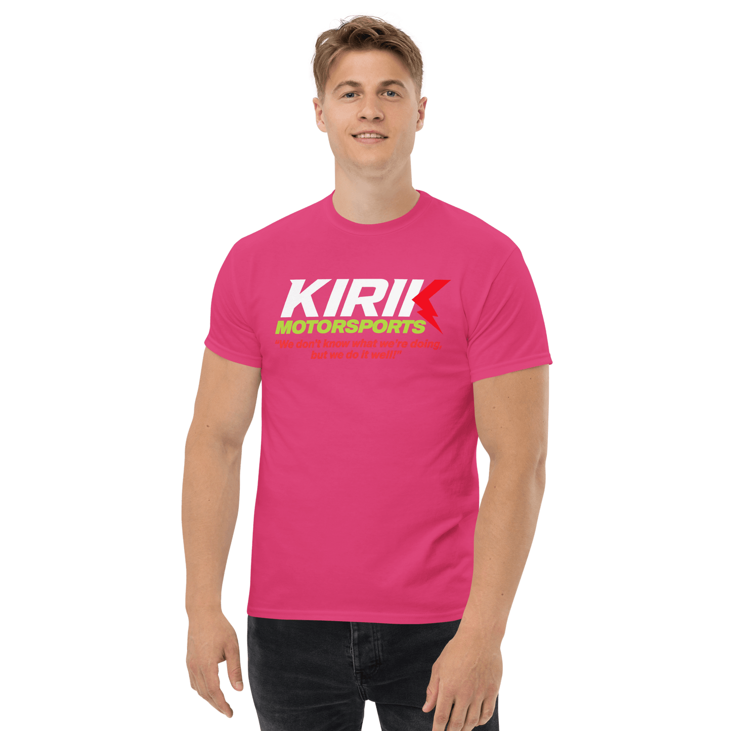 Kirik classic tee Heliconia - Kirik Motorsports