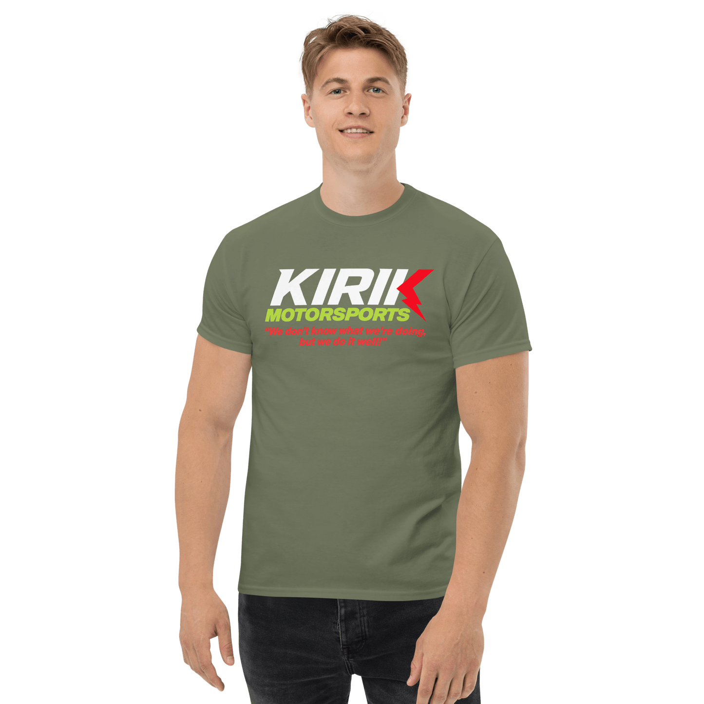 Kirik classic tee Military Green - Kirik Motorsports