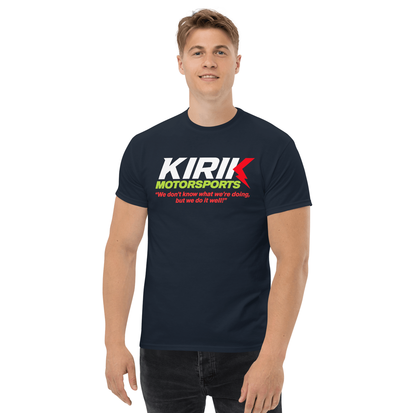 Kirik classic tee Navy - Kirik Motorsports
