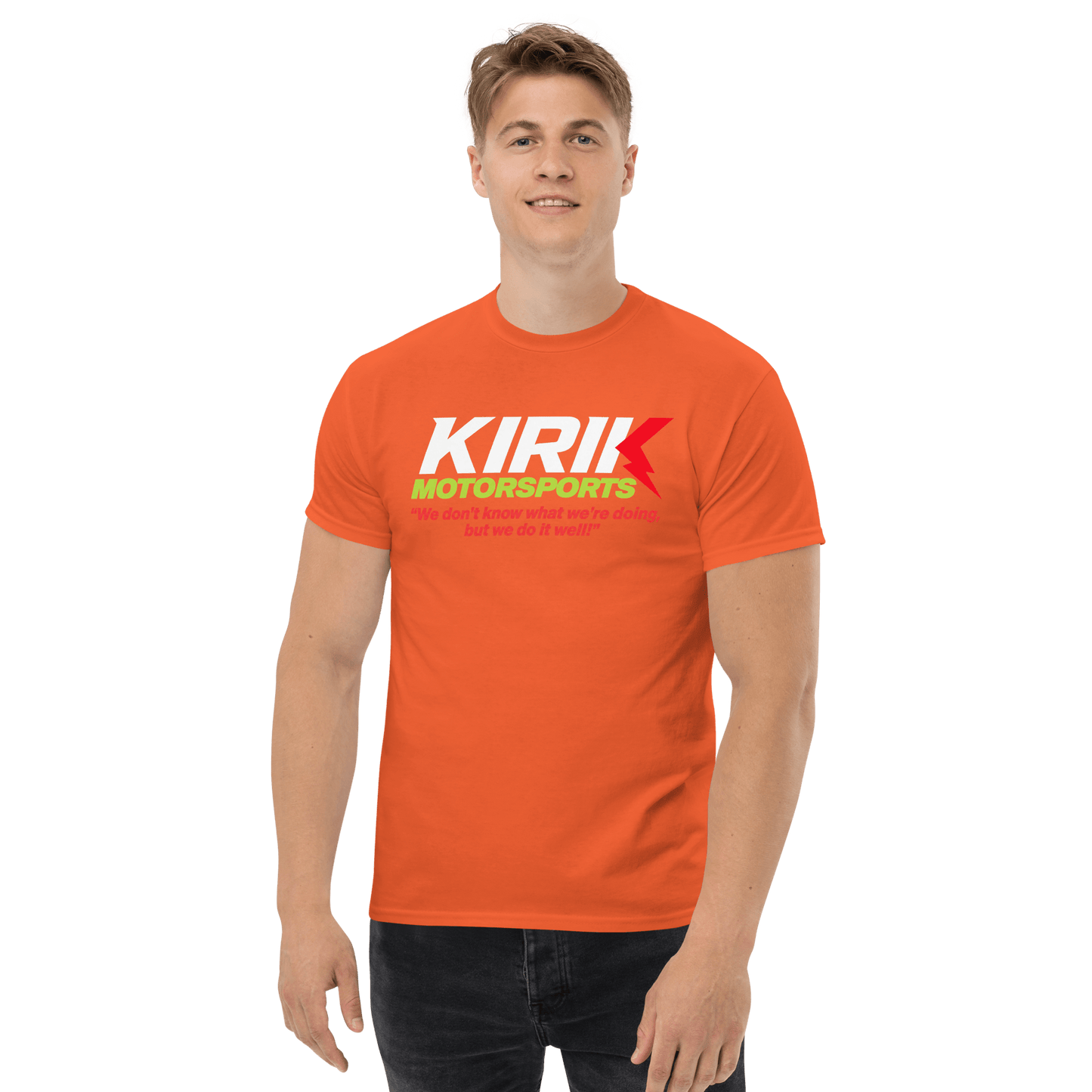 Kirik classic tee Orange - Kirik Motorsports