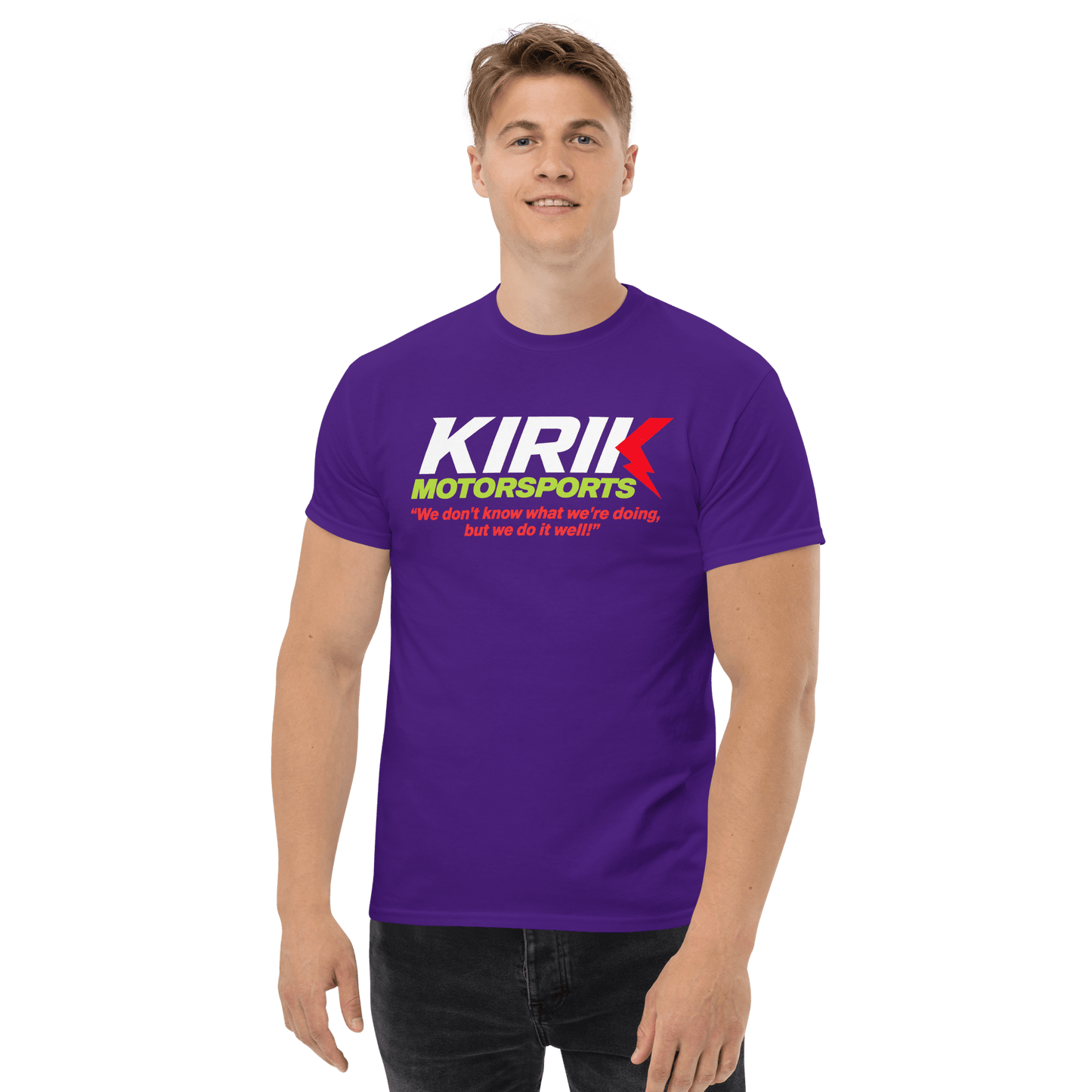 Kirik classic tee Purple - Kirik Motorsports