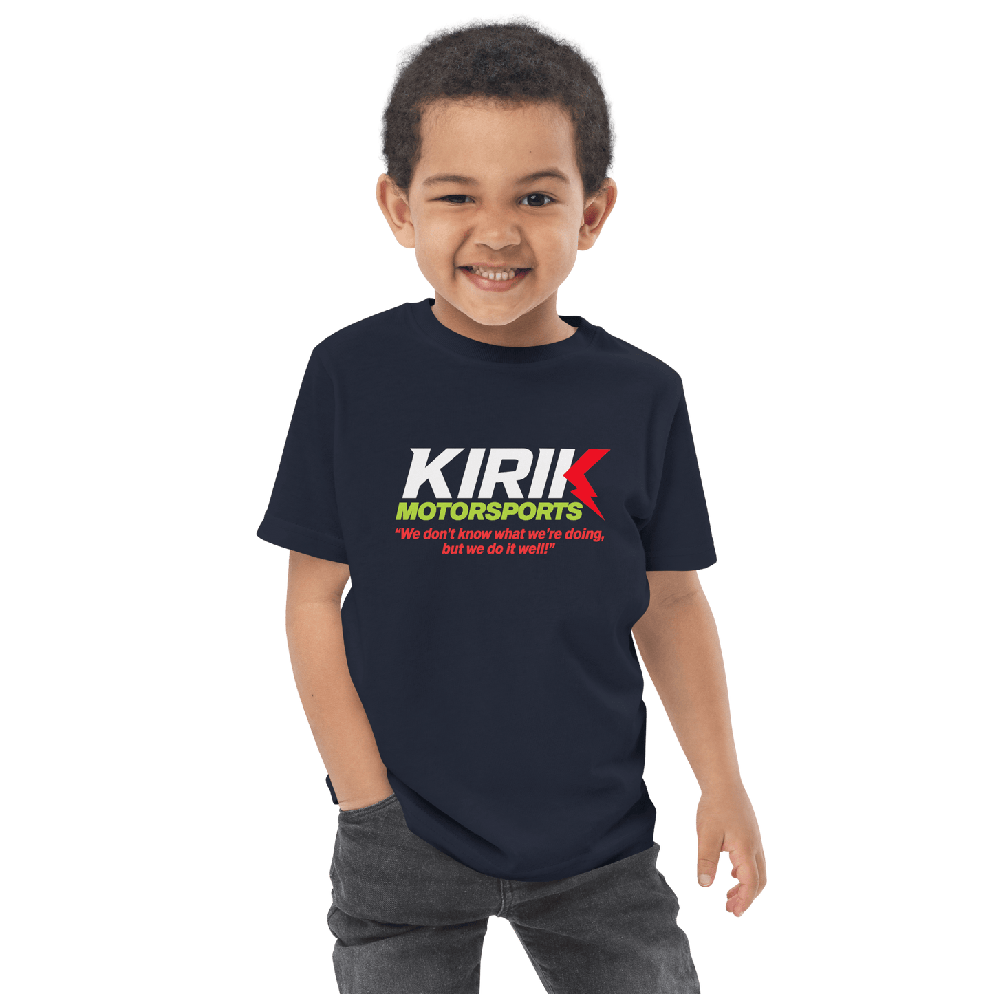 Kirik Toddler jersey t-shirt Navy - Kirik Motorsports