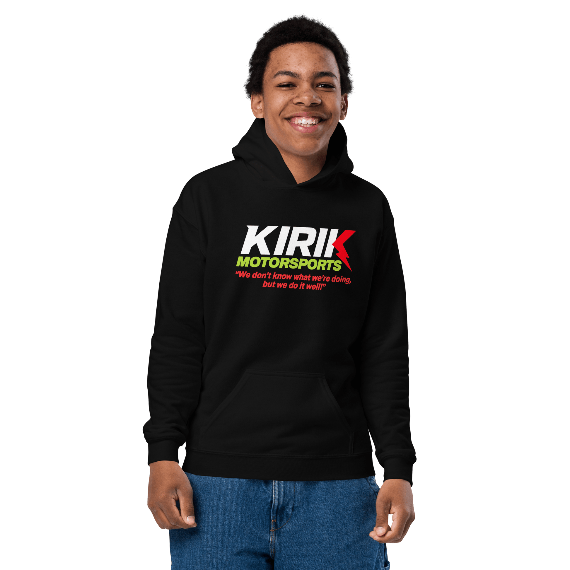Kirik Youth hoodie Black - Kirik Motorsports