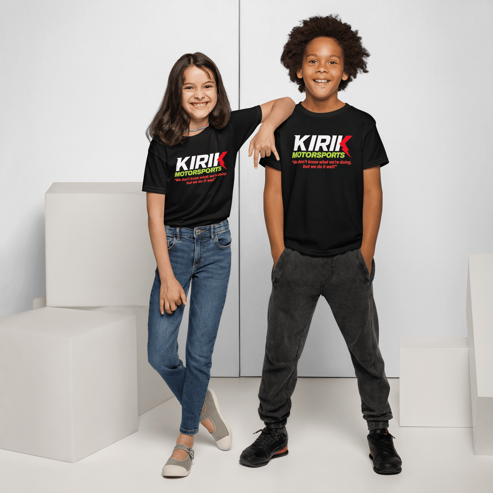 Kirik Youth t-shirt Black - Kirik Motorsports