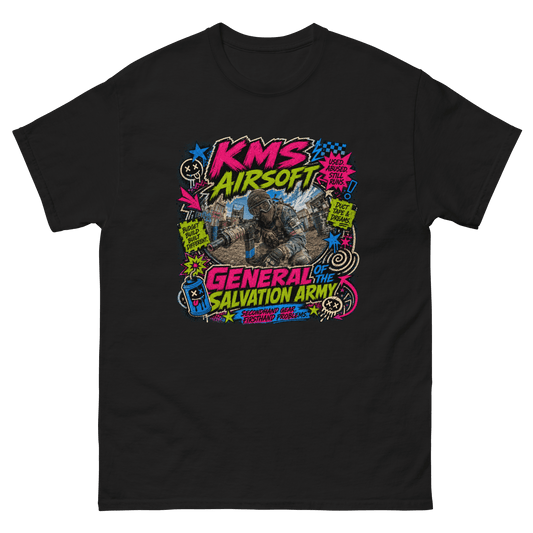 KMS Airsoft General of the Salvation Army Tee Black - Kirik Motorsports