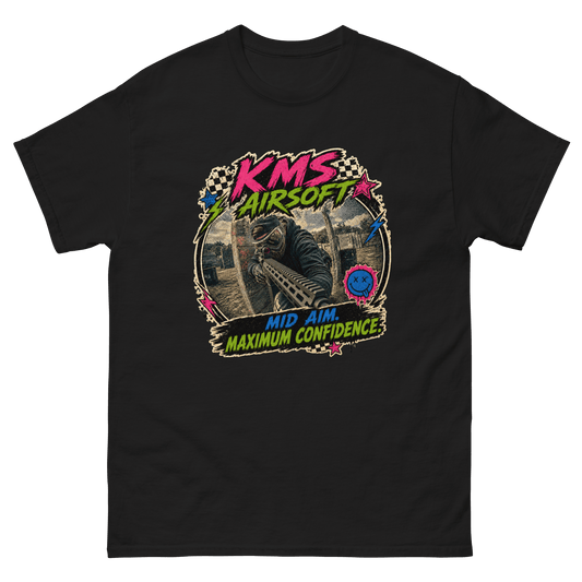 KMS Airsoft Maximum Confidence Tee Black - Kirik Motorsports