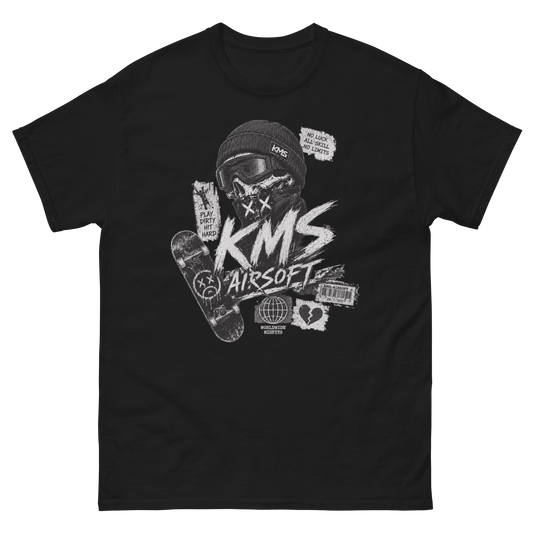 KMS Airsoft Worldwide Misfits Tee Black - Kirik Motorsports