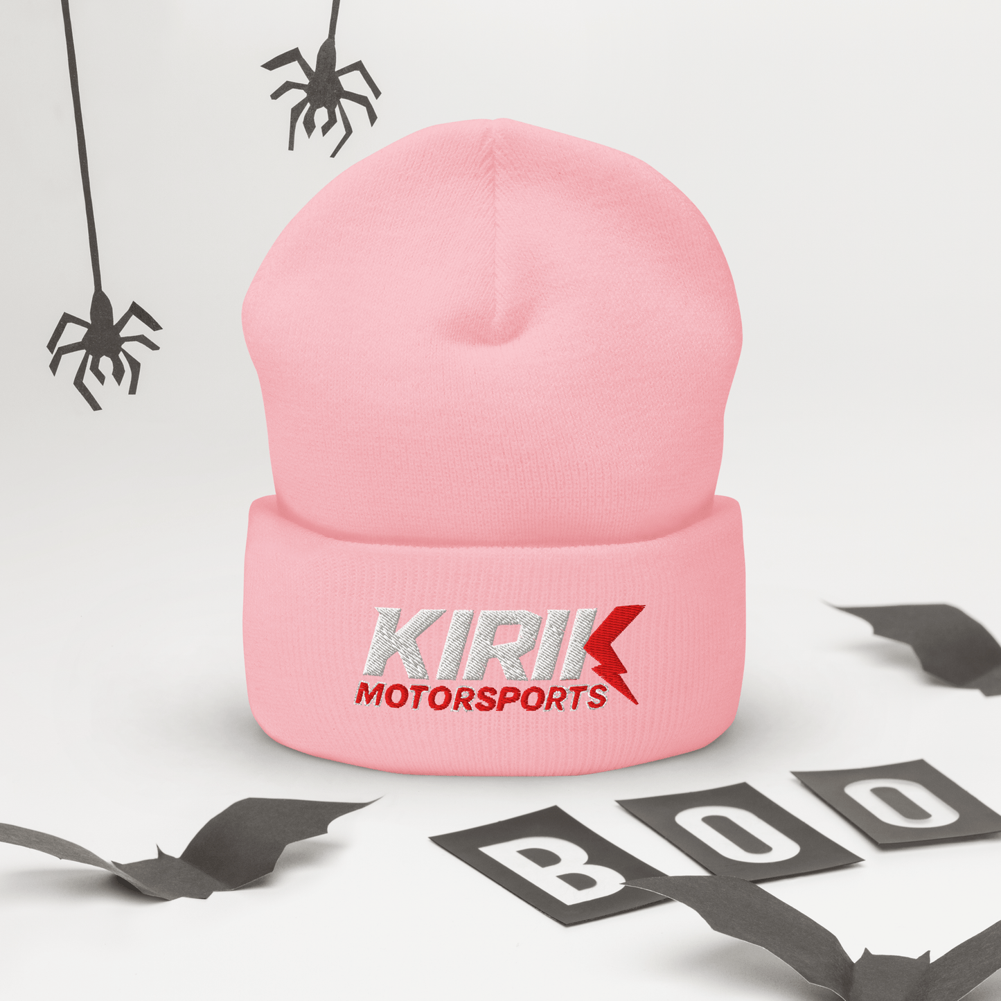 KMS Cuffed Beanie Baby Pink - Kirik Motorsports