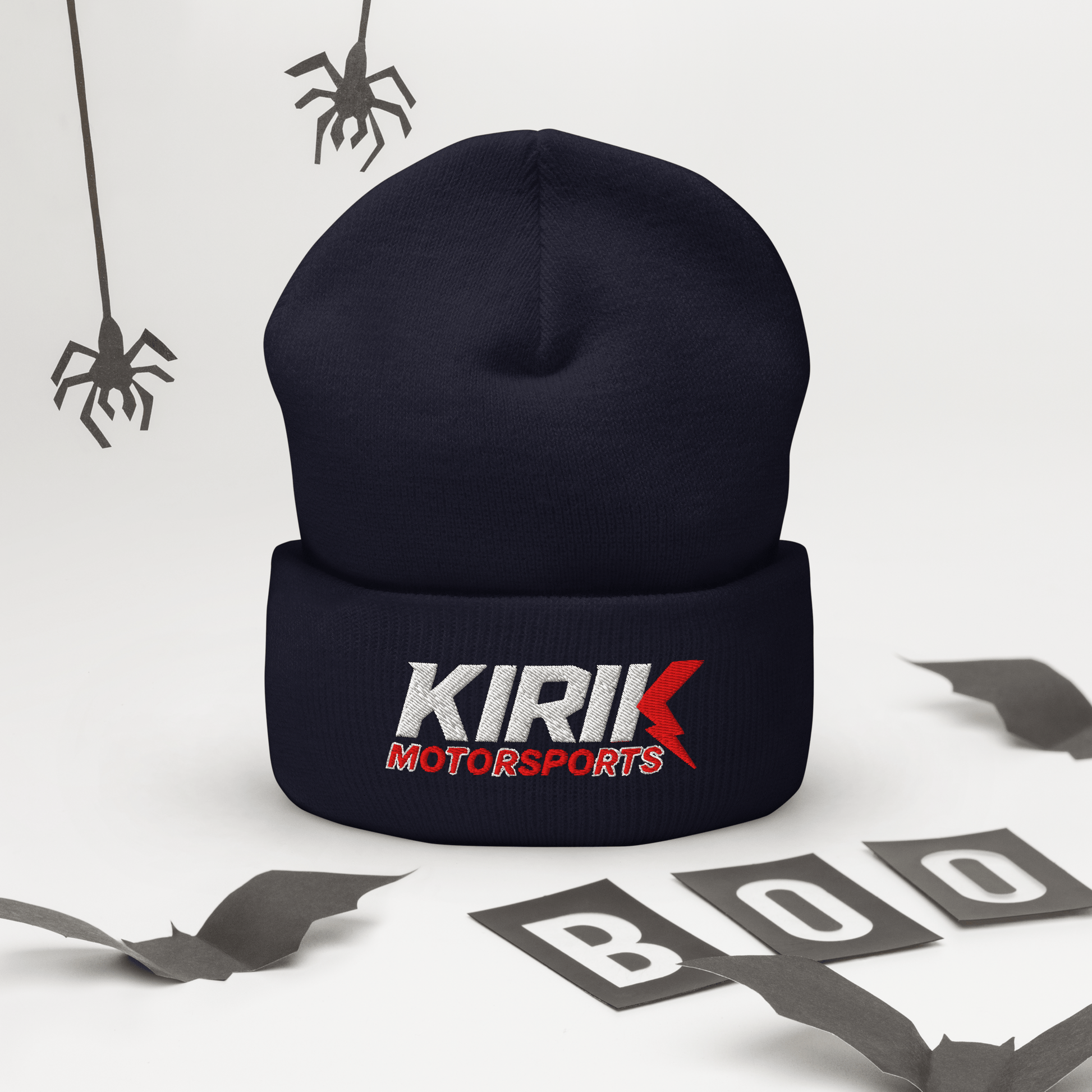 KMS Cuffed Beanie Navy - Kirik Motorsports