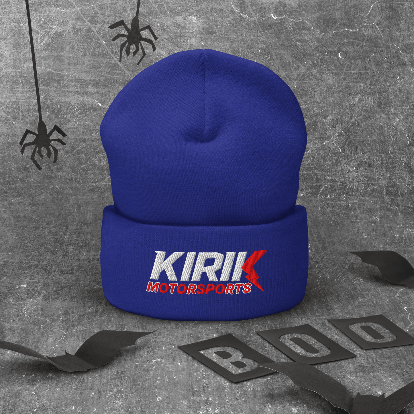 KMS Cuffed Beanie Royal - Kirik Motorsports