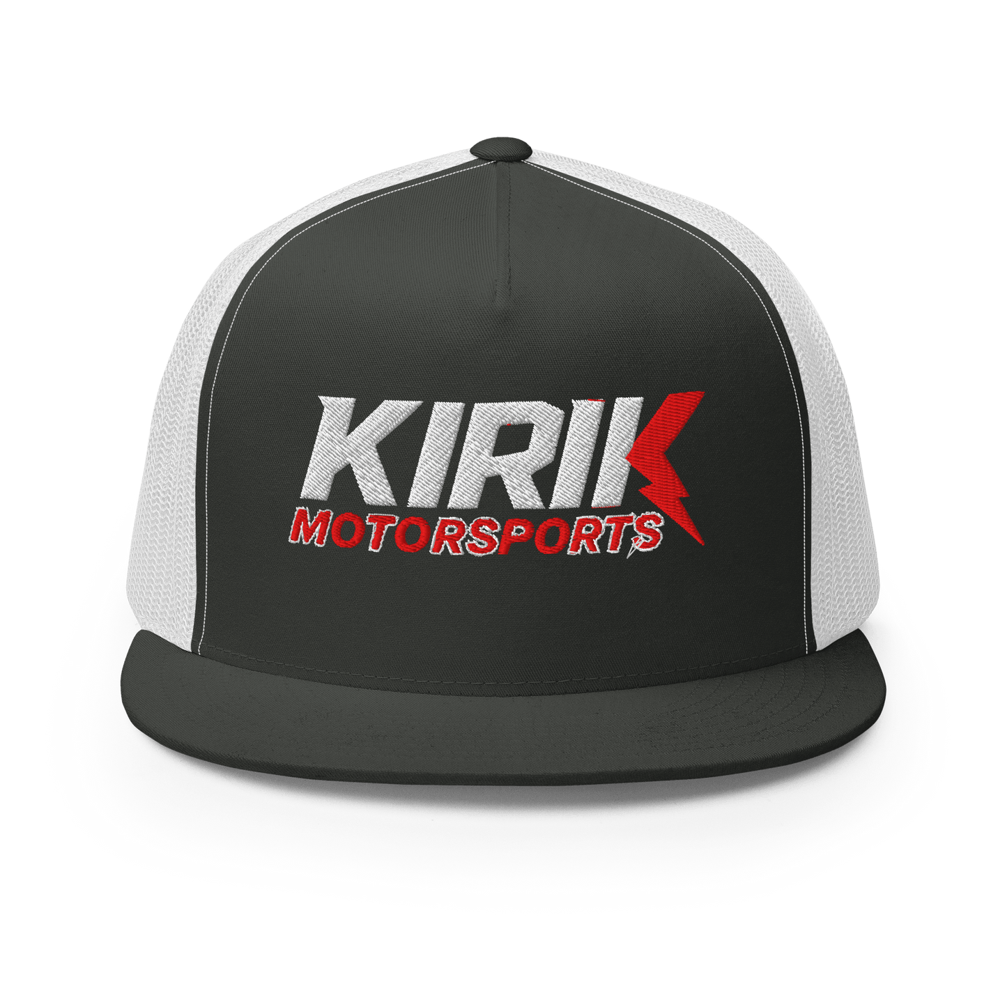 KMS Trucker Cap Charcoal/ White - Kirik Motorsports
